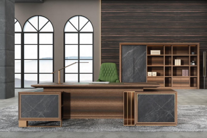 現代實木大班臺 ML-GZ202