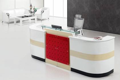 現代時尚烤漆前臺