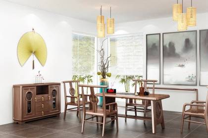 高檔現代新中式茶臺