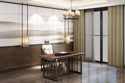 高檔現代新中式茶臺