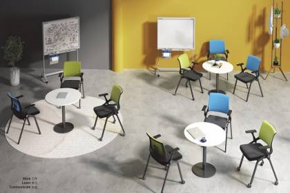 多功能折疊培訓椅