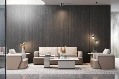 真皮辦公沙發 ML-JY340