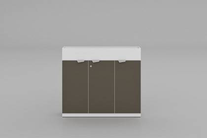 時尚板式文件柜花槽柜