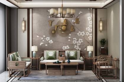 實木高端新中式沙發(fā)